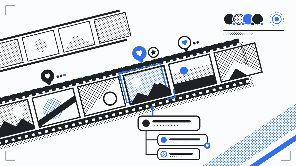 reactions, comments and live presence on a shared photo feed
